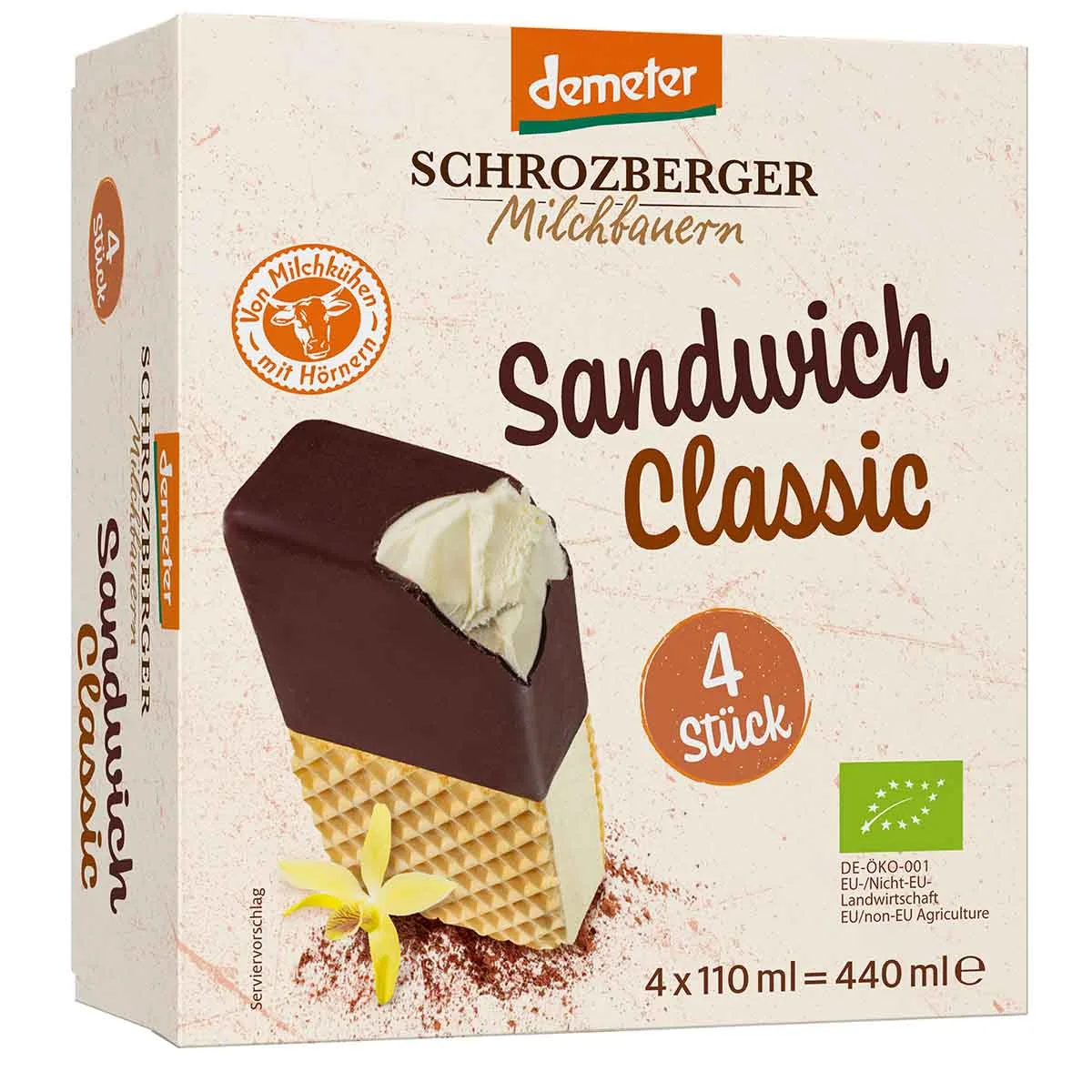 Multipack sandwich choco roomijs