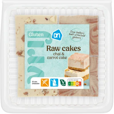 AH Glutenvrij Raw cakes chai&carrot cake