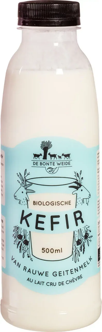 Rauwmelkse geitenkefir