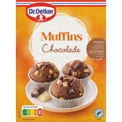 Dr. Oetker Muffins Chocolade Bakmix 345 g