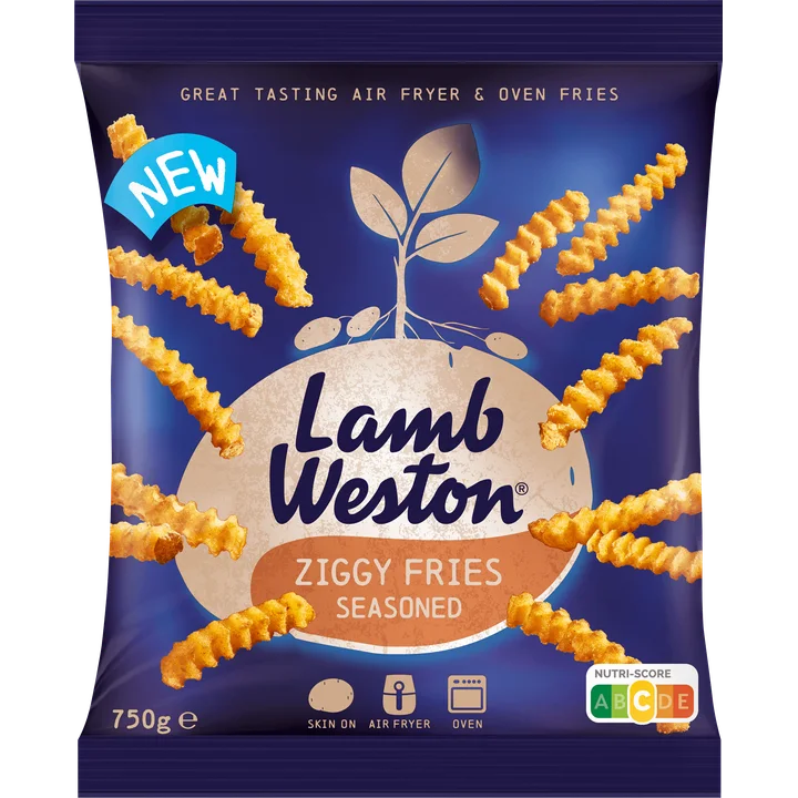 Lamb Weston Ziggy Fries Seasoned 750g