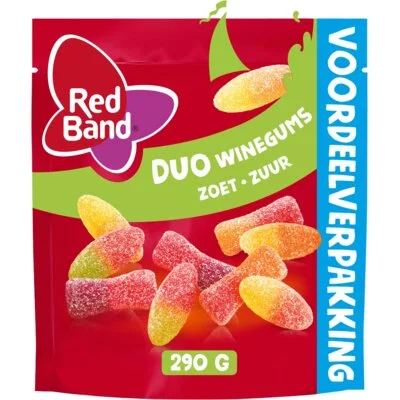 Red Band Duo winegums voordeelverpakking