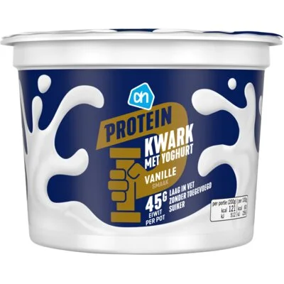 AH Protein kwark met yoghurt vanillesmaak