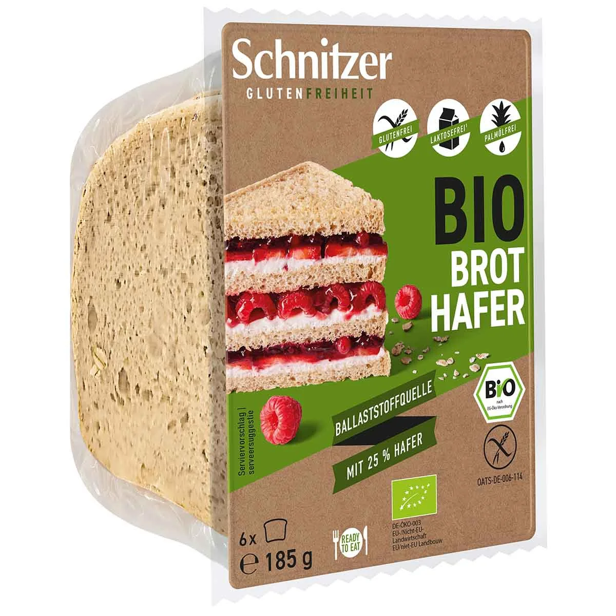 Haverbrood gesneden