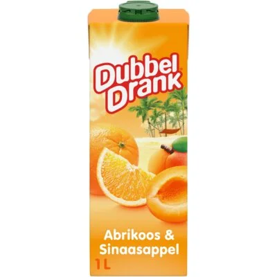 DubbelDrank Abrikoos & sinaasappel