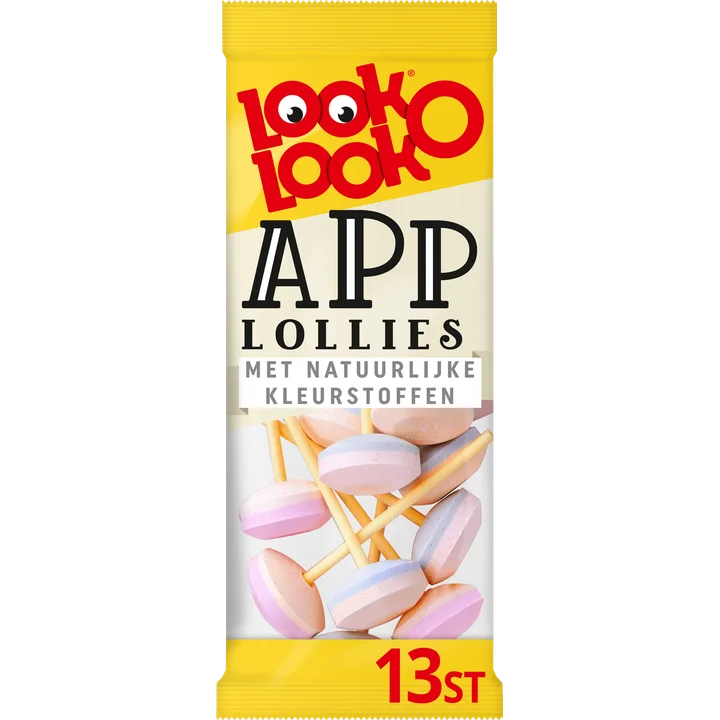 Look-O-Look App Lollies Vegan 13 stuks