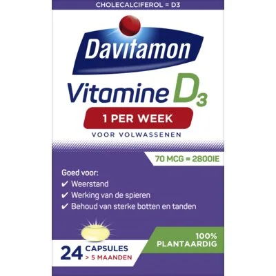 Davitamon Vitamin D1 volwassenen 100% plantaardig