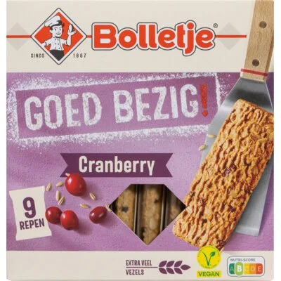Bolletje Goed Bezig! Cranberry 9 Stuks 210 g