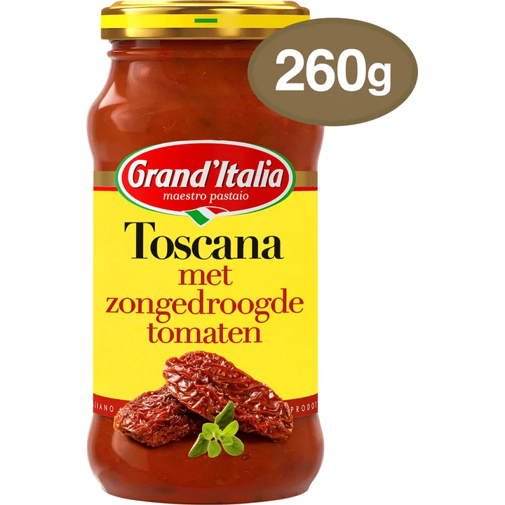 Grand'Italia Toscana met Zongedroogde Tomaat Pastasaus 260g