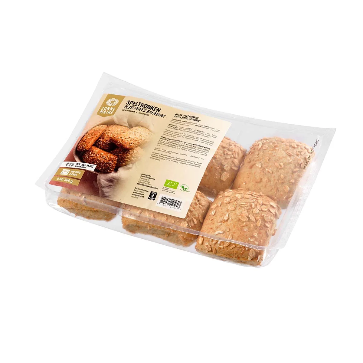Spelt bonken 6st afbak