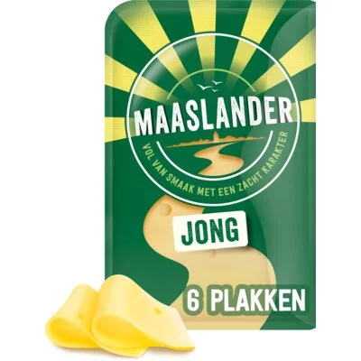 Maaslander Jong 50+ Kaas Plakken 150 g