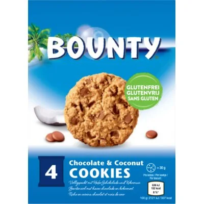 Bounty Chocolate & coconut cookies gluten free
