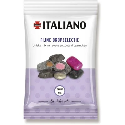 Italiano Fijne dropselectie