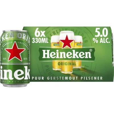 Heineken Premium pilsener 6-pack