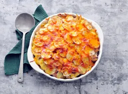 Bloemkoolgratin met forel