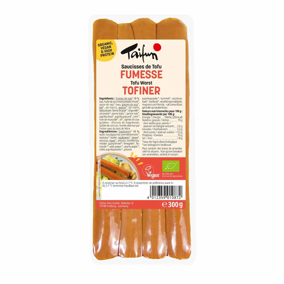 Tofu-worstjes tofiner 4x