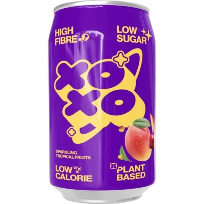 Xoxo Tropical sparkling soda