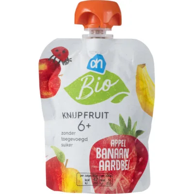AH Knijpfruit appel banaan aardbei 6m+
