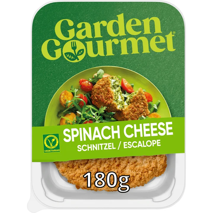 Garden Gourmet Vleesvervanger Spinazie Kaas Rondo 180 Gr
