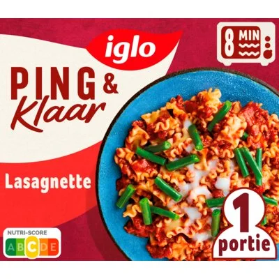 Iglo Ping & klaar lasagnette