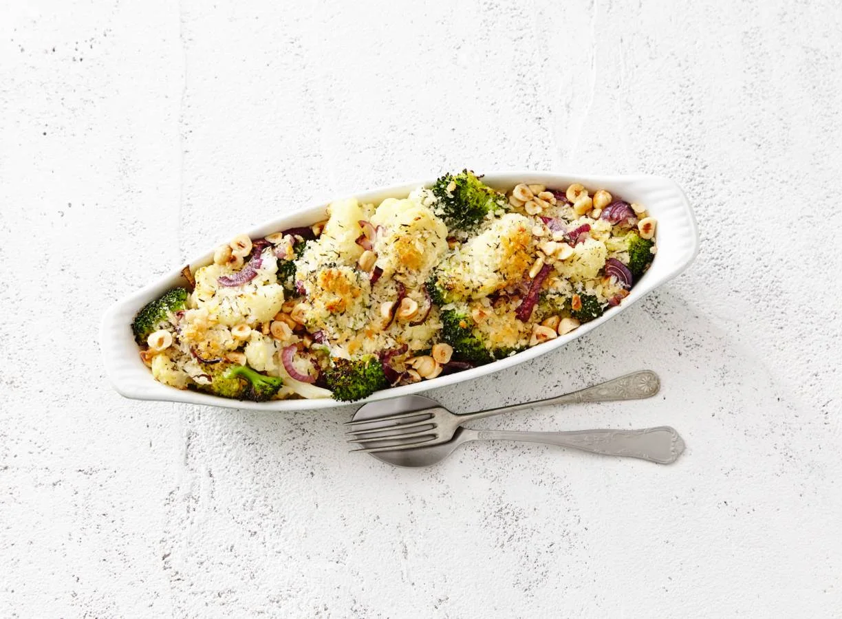 Bloemkool- en broccoliroosjes