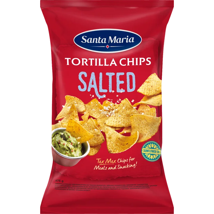 Santa Maria Crispy Corn Tortilla Chips Salted 475 g