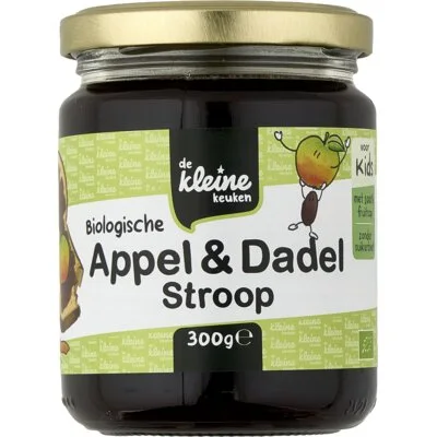 De Kleine Keuken Biologische appel & dadel stroop kids
