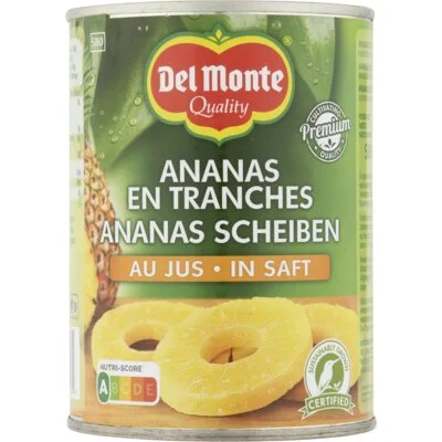 Del Monte Ananasschijven op sap