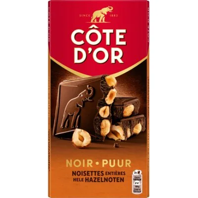 Côte d'Or Reep puur hele hazelnoot