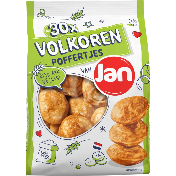 Jan Volkoren Poffertjes ca. 30 Stuks 250 g