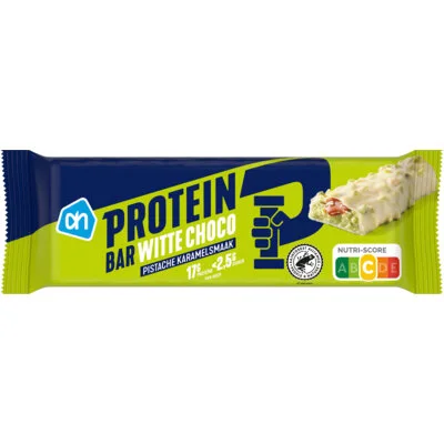AH Proteïne reep witte choco pistache