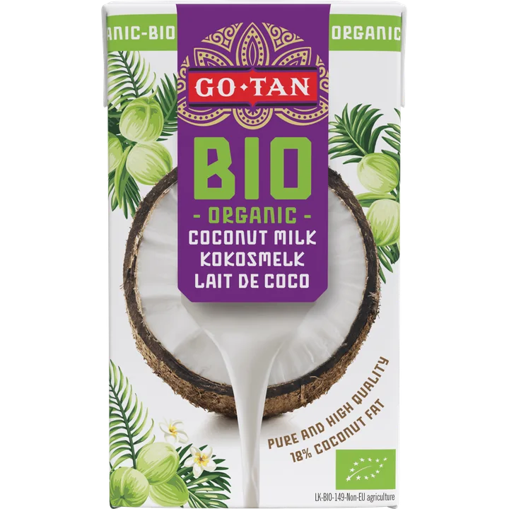 Go-Tan Biologische Kokosmelk 250ml