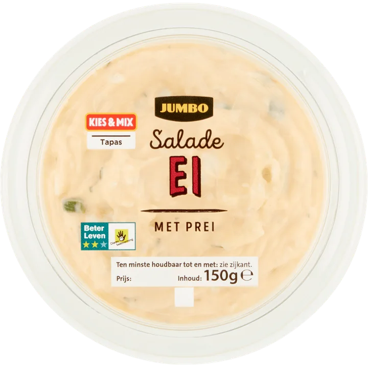 Jumbo Salade Ei met Prei 150 g
