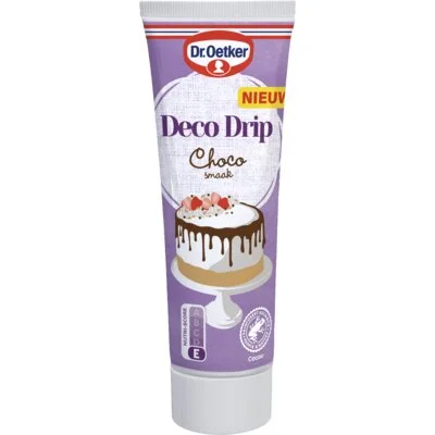 Dr. Oetker Deco drip choco smaak