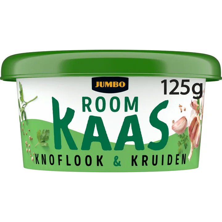 Jumbo Roomkaas Knoflook & Kruiden 125 g