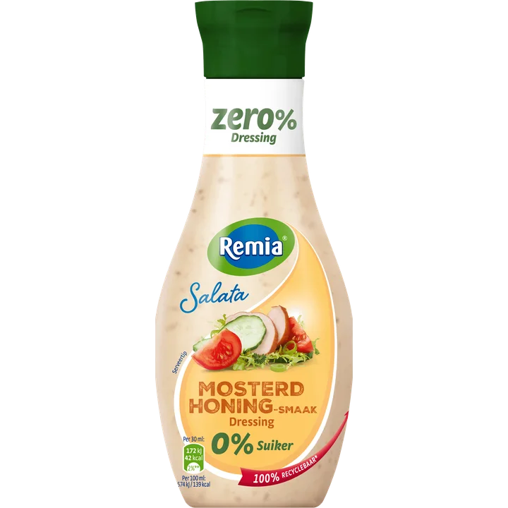 Remia Salata Mosterd Honing-Smaak Dressing 250 ml