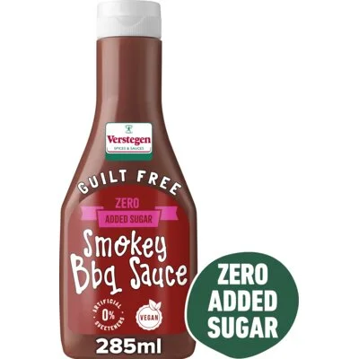 Verstegen Smokey BBQ saus zero added sugar