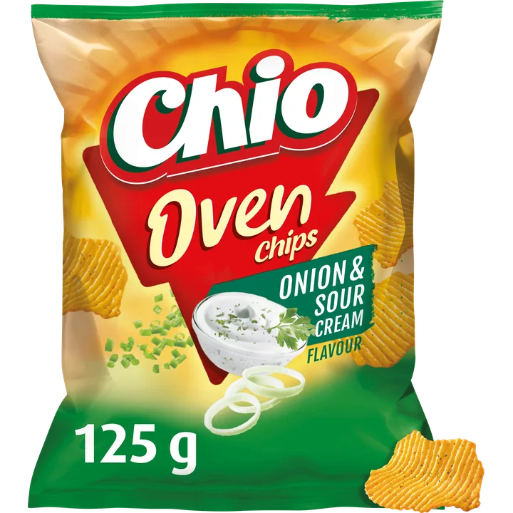Chio Oven Chips Onion & Sour Cream Flavour 125 g