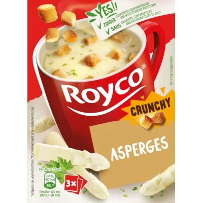 Royco Minute soup crunchy Asperges BEL