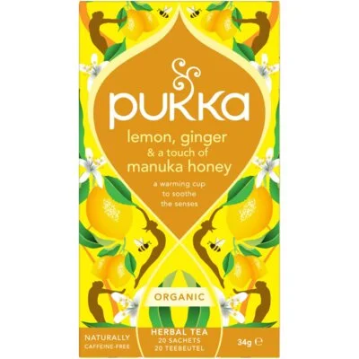 Kruidenthee lemon, ginger & manuka honey