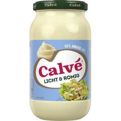 Calvé Pot Licht & Romig Mayonaise 450 ml