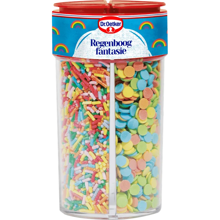 Dr. Oetker Regenboogfantasie Taart Versiering 152g
