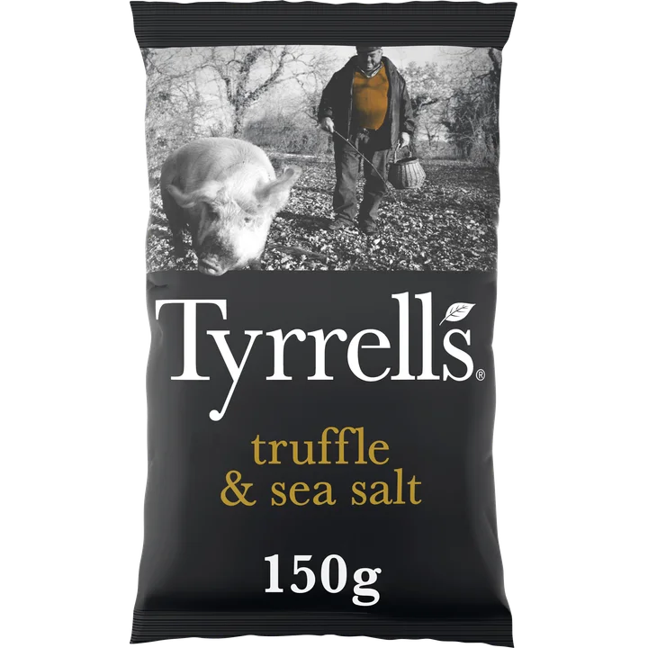 Tyrrells Truffle & Sea Salt Chips 150 g