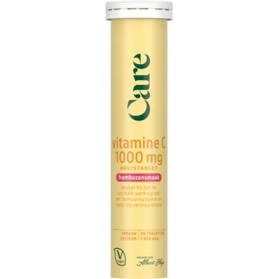 Care Vitamine C framboossmaak bruistablet