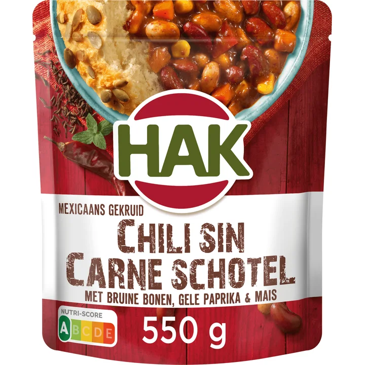 Hak Chili Sin Carne Schotel 550 g