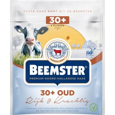 Beemster 30+ Oud Kaas 6 Plakken 0,150 kg