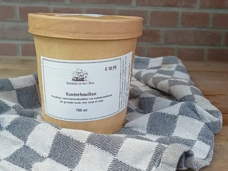 Boeren in het Bos Bottenbouillon Bone Broth Grasgevoerd Natuurrund
