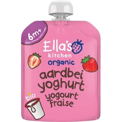 Ella's kitchen Biologische Aardbeien yoghurt 6m+