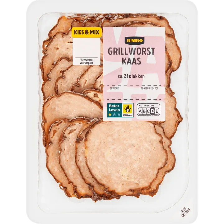 Jumbo Grillworst Kaas 175 g