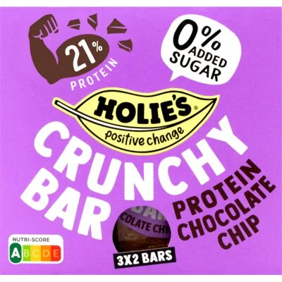 Holie's Crunchy bar protein chocolate chip